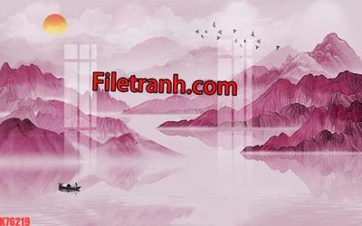 Mua file tranh gốc File tranh gốc dán tường hươu nai sừng K76219 tại Filetranh.com