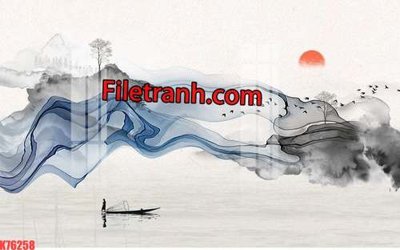 File ảnh gốc File tranh gốc dán tường hươu nai sừng K76258 (chuyên in mica)