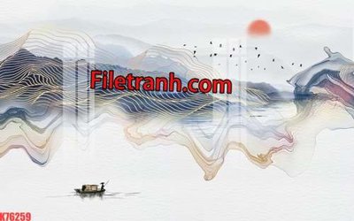 Tải file File tranh gốc dán tường hươu nai sừng K76259 (gốc) in ấn ngay lập tức