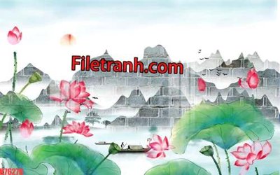 File gốc File tranh gốc dán tường hươu nai sừng K76270 (dành cho quảng cáo)