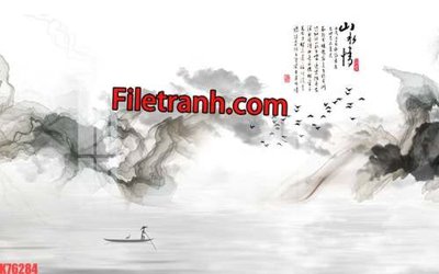 Tải file gốc File tranh gốc dán tường hươu nai sừng K76284 (in khổ lớn) quảng cáo