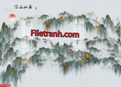 Tải file tranh File tranh gốc dán tường hươu nai sừng K76330 (ảnh gốc) ngay