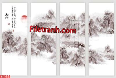 File tranh File tranh gốc dán tường hươu nai sừng K76336 (gốc) chủ đề tĩnh vật