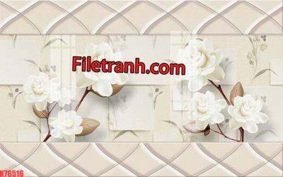 Tải file File tranh gốc dán tường hươu nai sừng K76516 (PSD) cho in ấn quảng cáo