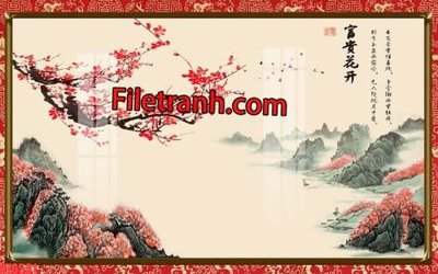 File gốc File tranh gốc dán tường hươu nai sừng K76531 (PNG) trong suốt (transparent)