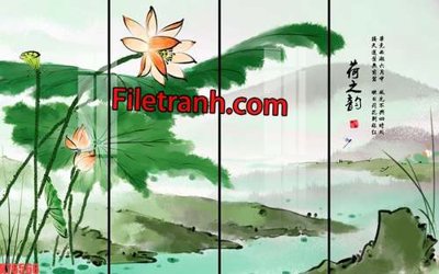 Tải file File tranh gốc dán tường hươu nai sừng K76566 (ảnh gốc) in tranh kính