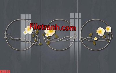 File tranh File tranh gốc dán tường hươu nai sừng K76620 (bản gốc) trang trí văn phòng