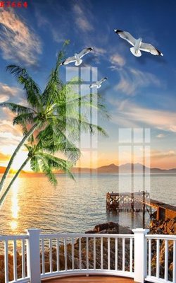 File tranh File gốc in tranh tổng hợp K7664 (bản gốc) in lụa 3D