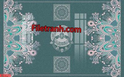 Tải file File tranh gốc dán tường hươu nai sừng K76643 (gốc) in ấn chất lượng