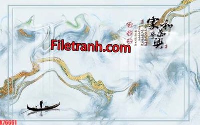 File tranh gốc File tranh gốc dán tường hươu nai sừng K76661 (bản đẹp) độc quyền