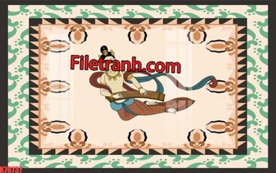 Hình ảnh file gốc File tranh gốc dán tường hươu nai sừng K76737 cho in UV