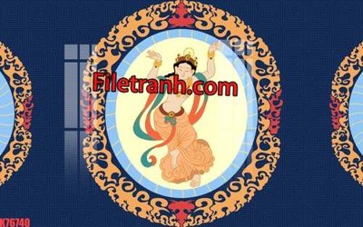 Tải file gốc File tranh gốc dán tường hươu nai sừng K76740 (in không vỡ ảnh)