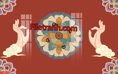 File gốc File tranh gốc dán tường hươu nai sừng K76786 (in ấn) màu sắc trung thực