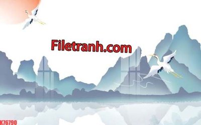 File in ấn File tranh gốc dán tường hươu nai sừng K76790 (bản gốc) sắc nét