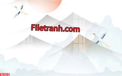 File PSD File tranh gốc dán tường hươu nai sừng K76791 (gốc) nhiều lớp (multi-layer)