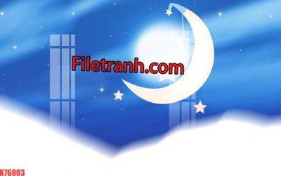 Chi tiết file gốc File tranh gốc dán tường hươu nai sừng K76803 (cho in tráng gương)