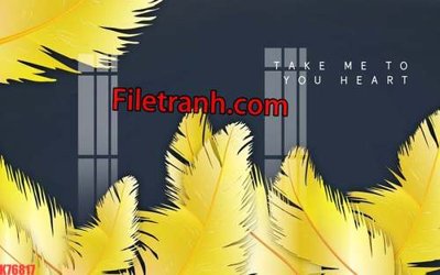 Download file gốc File tranh gốc dán tường hươu nai sừng K76817 (in lụa) cao cấp