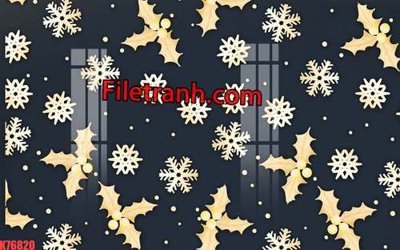 File gốc File tranh gốc dán tường hươu nai sừng K76820 (trang trí) phòng trẻ em