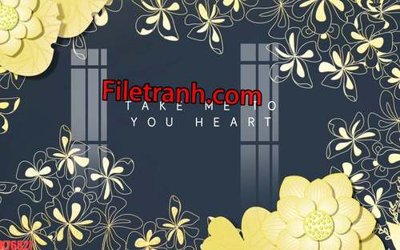 File gốc File tranh gốc dán tường hươu nai sừng K76827 (ảnh rõ nét) để in