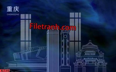 Tải file PSD File tranh gốc dán tường hươu nai sừng K76837 (nguyên layer) để in