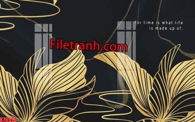 File PSD File tranh gốc dán tường hươu nai sừng K76916 (chất lượng in ấn)