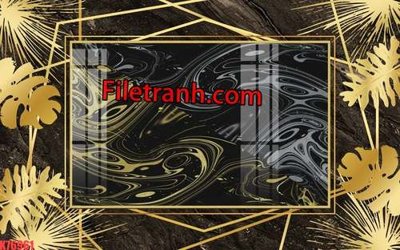 Download file tranh File tranh gốc dán tường hươu nai sừng K76961 (file gốc PSD)