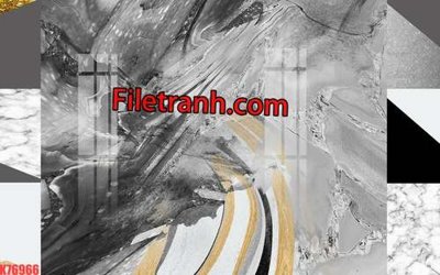 File gốc File tranh gốc dán tường hươu nai sừng K76966 (in tráng gương) nghệ thuật