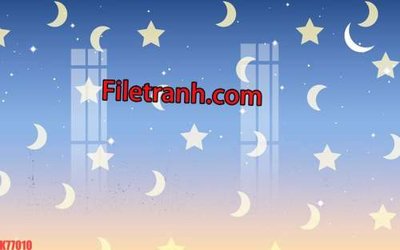 File tranh File tranh gốc dán tường hươu nai sừng K77010 (gốc) in vải canvas