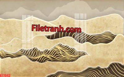 File in trần File tranh gốc dán tường hươu nai sừng K77043 (bản gốc) 5D