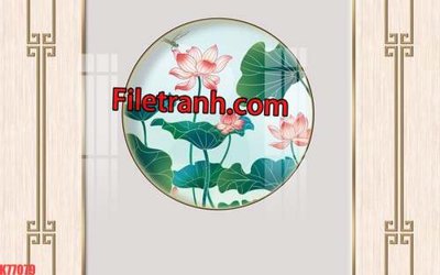 File tranh File tranh gốc dán tường hươu nai sừng K77079 (gốc) phong cách tối giản