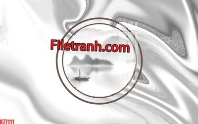 File gốc File tranh gốc dán tường hươu nai sừng K77111 (in lụa) tranh mã đáo