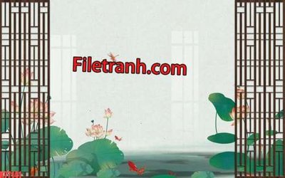 Tải file File tranh gốc dán tường hươu nai sừng K77141 (gốc) in tranh tráng gương