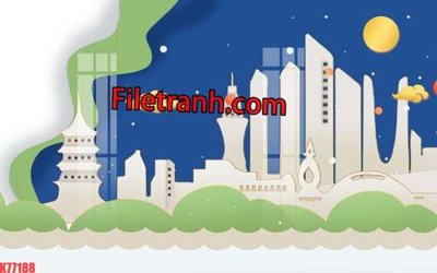 File tranh File tranh gốc dán tường hươu nai sừng K77188 (gốc) in vải canvas