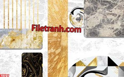 File tranh File tranh gốc dán tường hươu nai sừng K77217 (bản gốc) in lụa 5D