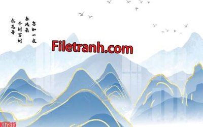 File in ấn File tranh gốc dán tường hươu nai sừng K77315 (bản gốc) chất lượng cao