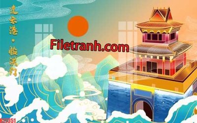 File tranh File tranh gốc dán tường hươu nai sừng K77351 (ảnh gốc) cho in ấn kỹ thuật số