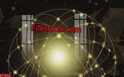 File ảnh File tranh gốc dán tường hươu nai sừng K77559 (gốc) in poster