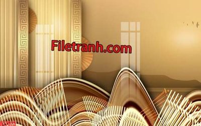 Tải file File tranh gốc dán tường hươu nai sừng K77573 (ảnh gốc) file TIFF