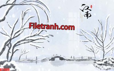 Tải file File tranh gốc dán tường hươu nai sừng K77688 (gốc) chủ đề hoa sen