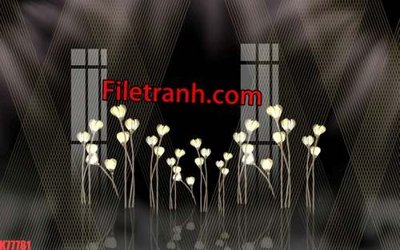 File in lụa File tranh gốc dán tường hươu nai sừng K77781 (chất lượng cao) File tranh gốc dán tường hươu nai sừng K77781