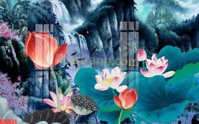 Download file File tranh gốc dán tường đẹp K78031 (gốc) in mica bàn thờ