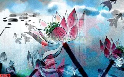 File ảnh File tranh gốc dán tường đẹp K78070 (gốc) in biển hiệu