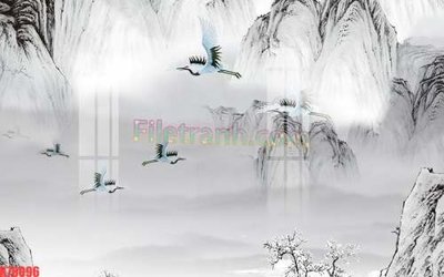 File ảnh File tranh gốc dán tường đẹp K78096 (gốc) cho trang trí nhà hàng