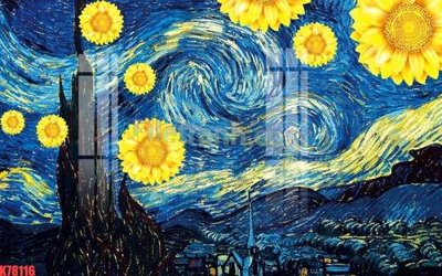 File gốc File tranh gốc dán tường đẹp K78116 (ảnh chi tiết) để in trần