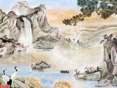 File tranh in mica File tranh gốc dán tường đẹp K78202 (độ phân giải cao)