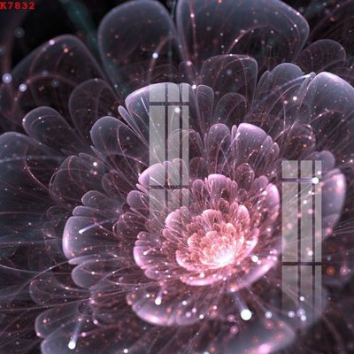 File in trần File gốc in tranh tổng hợp K7832 (bản gốc) trời sao