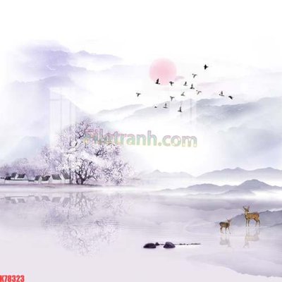 Tải file gốc File tranh gốc dán tường đẹp K78323 (in không vỡ ảnh)