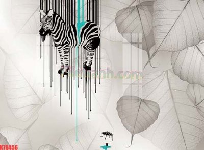 File gốc File tranh gốc dán tường đẹp K78456 (in tráng gương) ốp tường