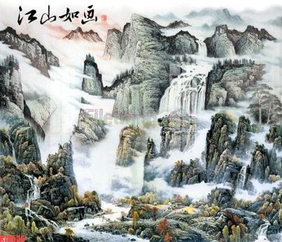 File in mica File tranh gốc dán tường đẹp K78536 (bản gốc) sắc sảo