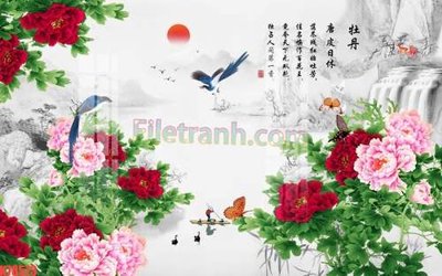 Mua file gốc File tranh gốc dán tường đẹp K78573 (PSD) tại Filetranh.com